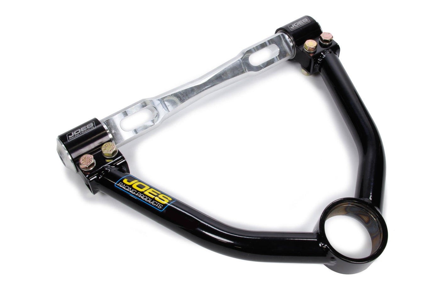 Joes Racing Products Control Arm - Tubular - Slotted Bearing Style - Upper - 11.25 in Long - 10 Degree - Screw-In Ball