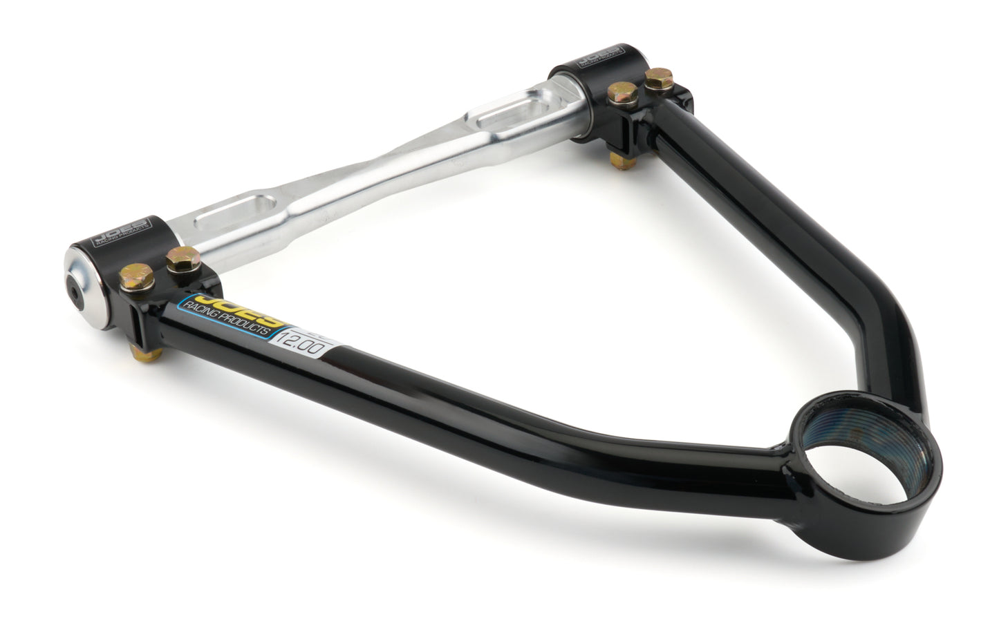 Joes Racing Products Control Arm - Tubular - Slotted Bearing Style - Upper - 12 in Long - 20 Degree - Screw-In Ball