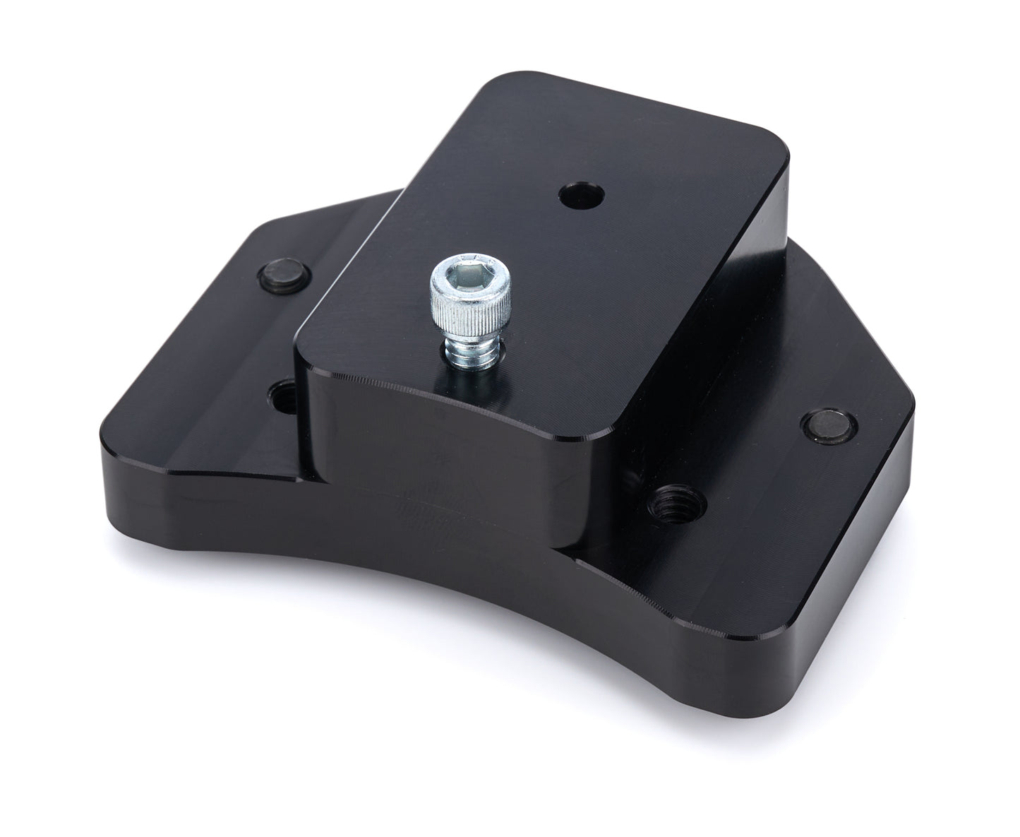 Joes Racing Products Ball Joint Adapter - Bolt-In - Aluminum - Black Anodized - Small GM Style - Each