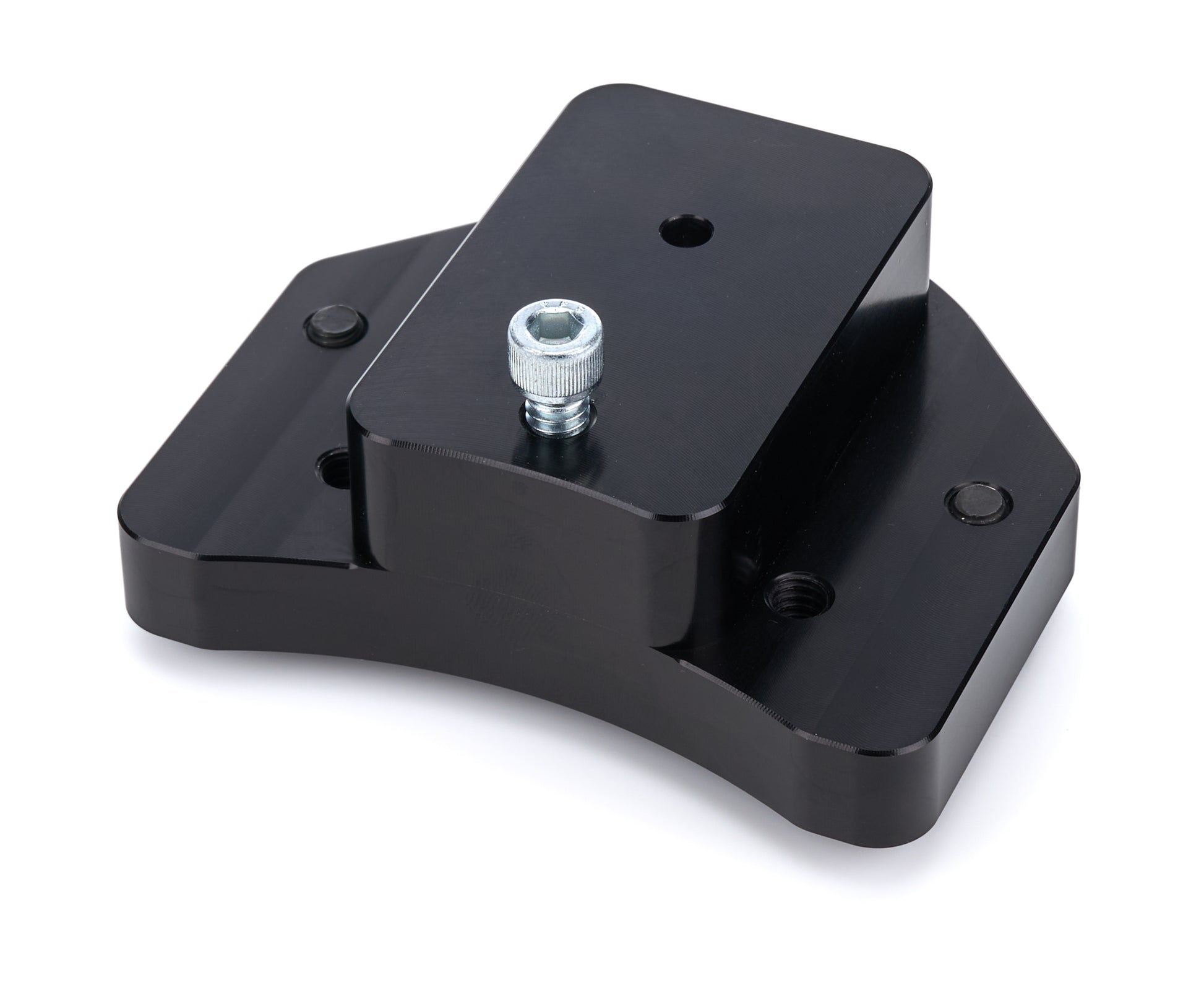 Joes Racing Products Ball Joint Adapter - Bolt-In - Aluminum - Black Anodized - Small GM Style - Each