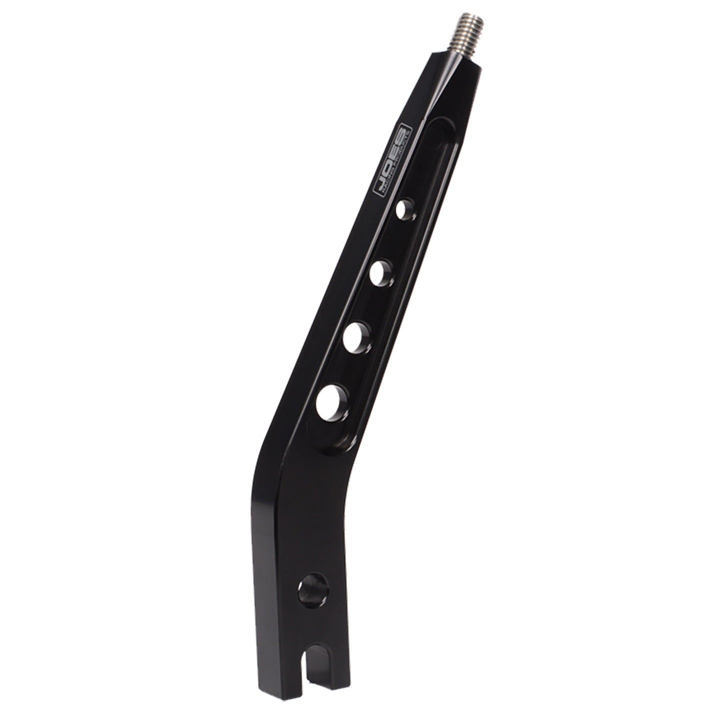 Joes Racing Products Shifter Stick - Single Bend - 8 In Length - 3/8-16 in Thread - 3 in Set-Back - Aluminum - Black