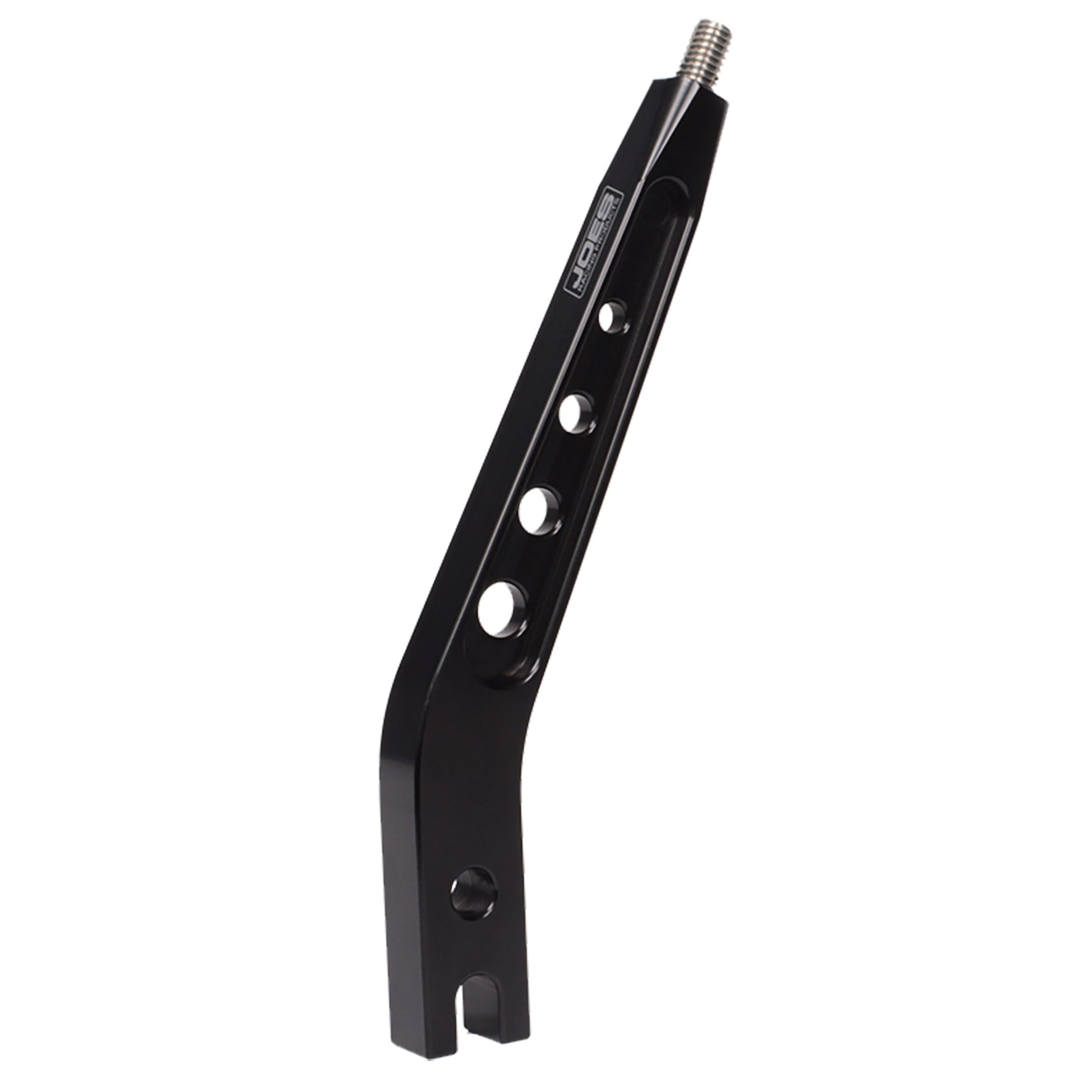 Joes Racing Products Shifter Stick - Single Bend - 8 In Length - 3/8-16 in Thread - 3 in Set-Back - Aluminum - Black