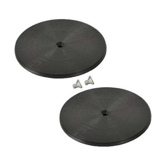 Joes Racing Products Air or Brake Duct - Nosepiece Cap - 3 in OD - Bolt-On - Plastic - Black - Joes Nose Ducts - Pair