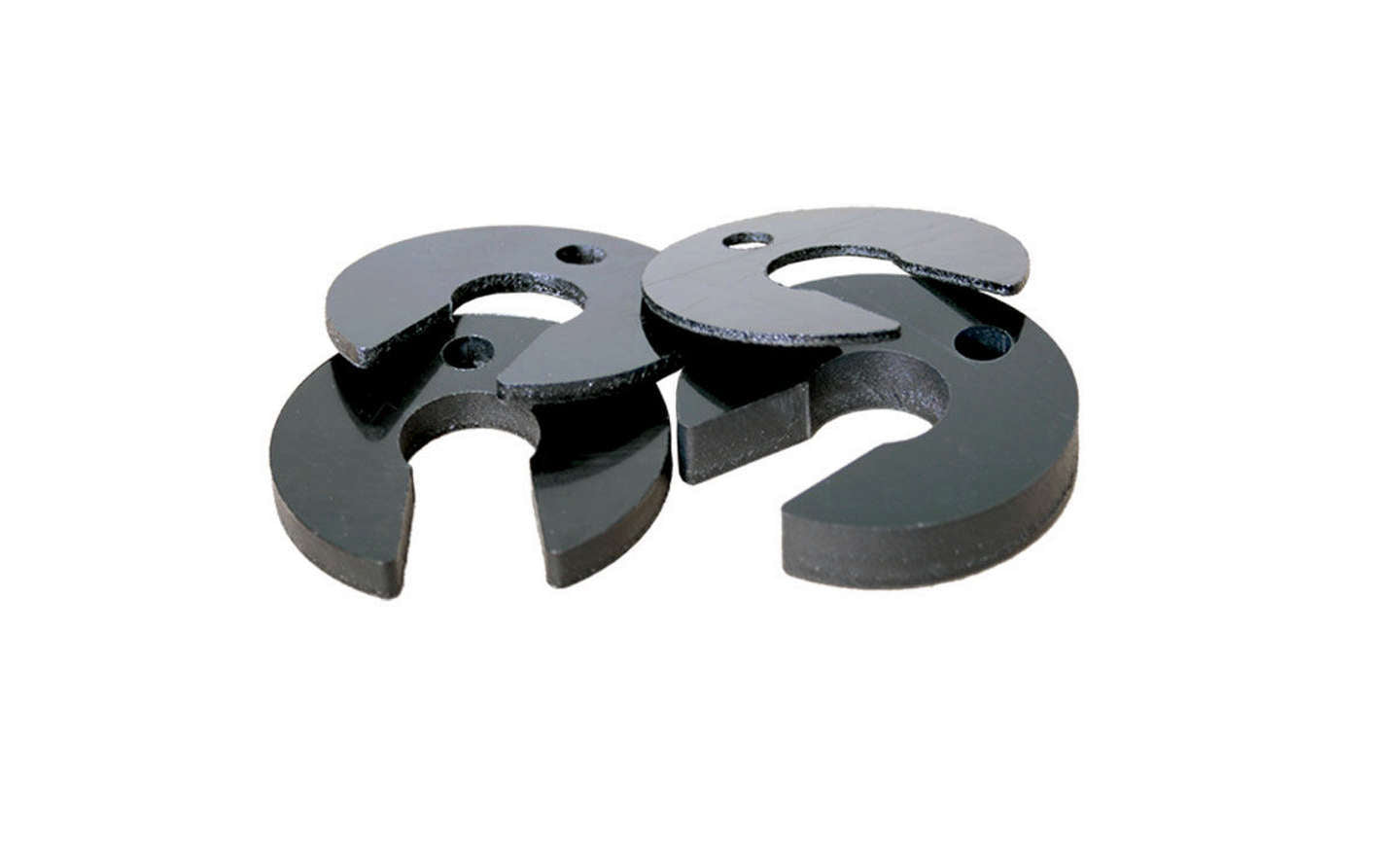 Joes Racing Products Bump Stop Shim - 0.063 / 0.125 / 0.25 / 0.375 in Thick - 1/2 in Shaft - Plastic - Black - Kit