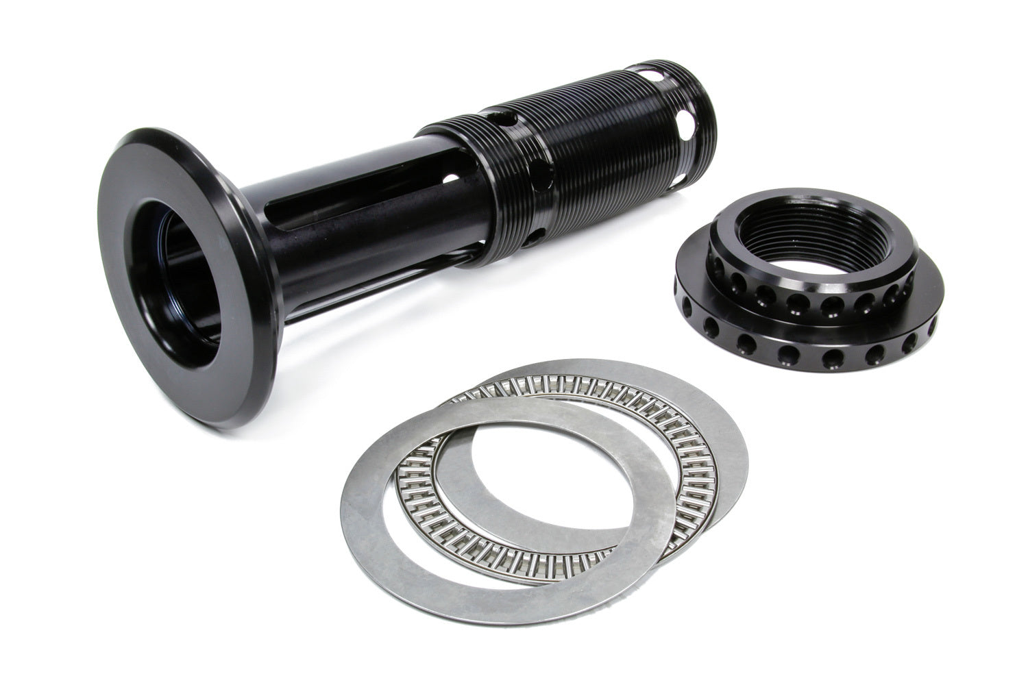 Joes Racing Products Spring Pre-Loader - 10-12 in Long Shock - 5 in Spring - Aluminum - Black Anodized - Each