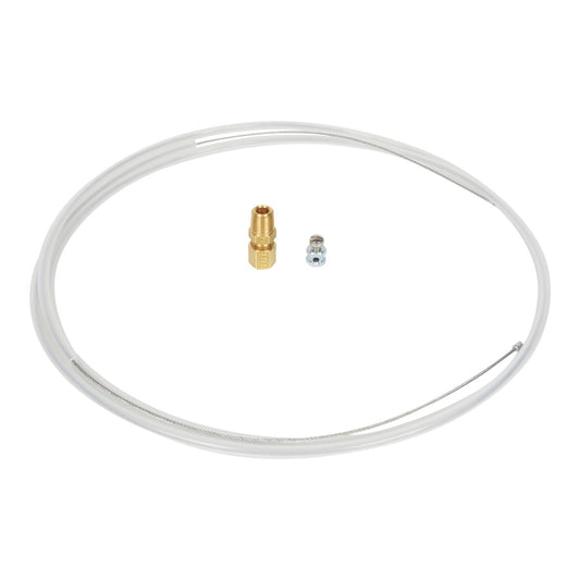 Joes Racing Products Throttle Cable - 6 ft Long - Fittings / Throttle Stop / Hardware Included - Clear Nylon Tubing -