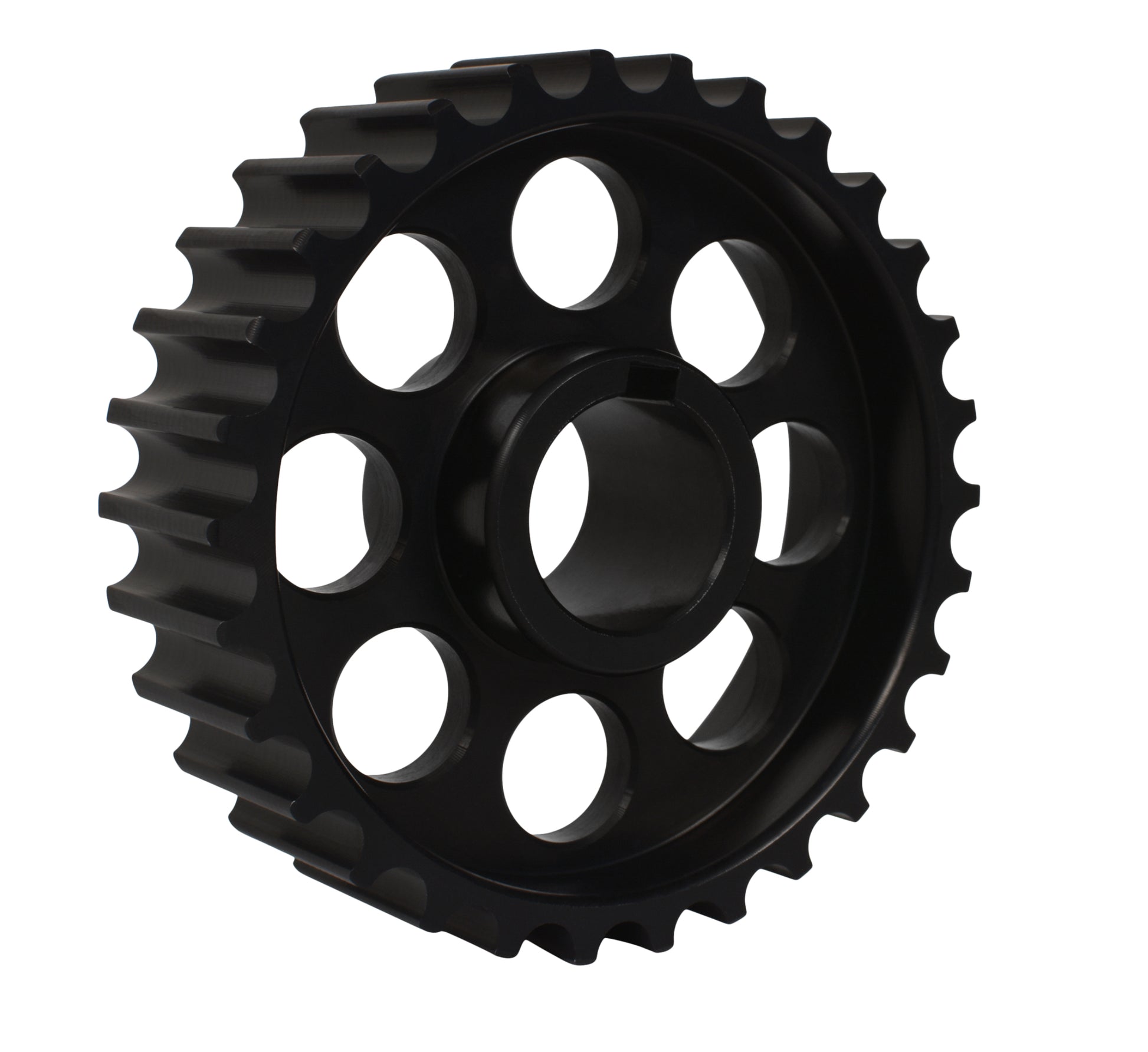 Joes Racing Products Drive Belt - HTD - 30 Tooth - Keyed - Jr Sprint - Aluminum - Black Anodized - Each
