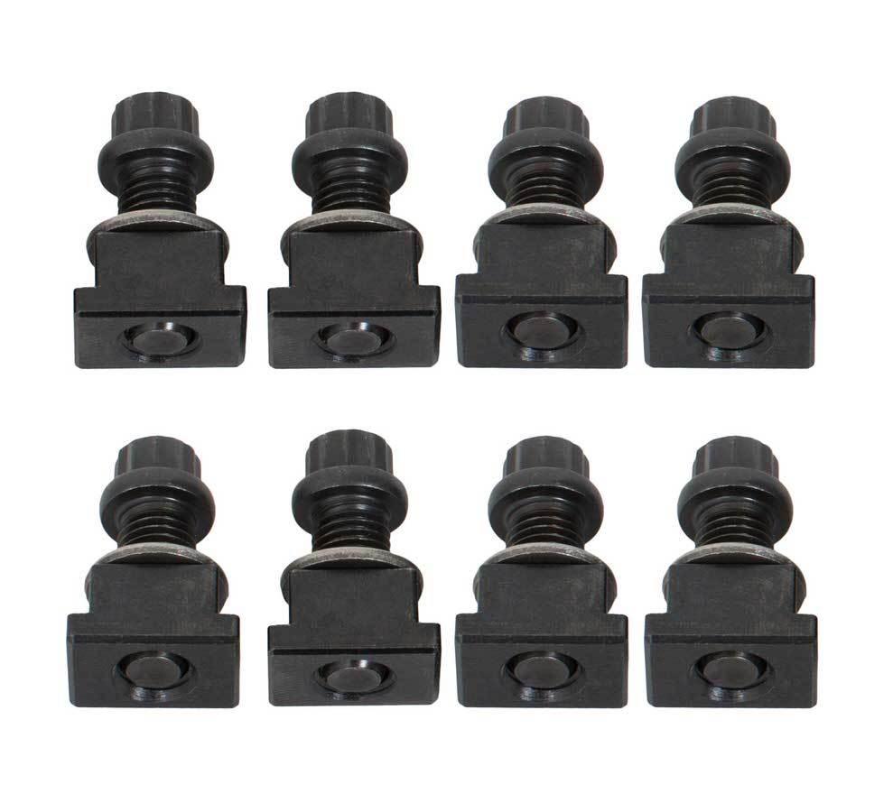 Joes Racing Products Brake Rotor Bolt - 5/16-24 in Thread - 0.71 in Long - T-Nuts / Washers Included - Steel - Black