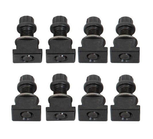 Joes Racing Products Brake Rotor Bolt - 5/16-24 in Thread - 0.71 in Long - T-Nuts / Washers Included - Steel - Black