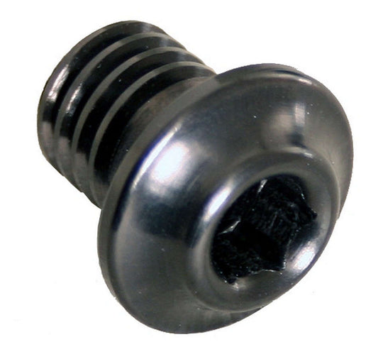 Joes Racing Products Hub Dust Cover Bolt - 7/16-14 in Thread - Allen Head - Aluminum - Black Anodized - Joes Wide 5