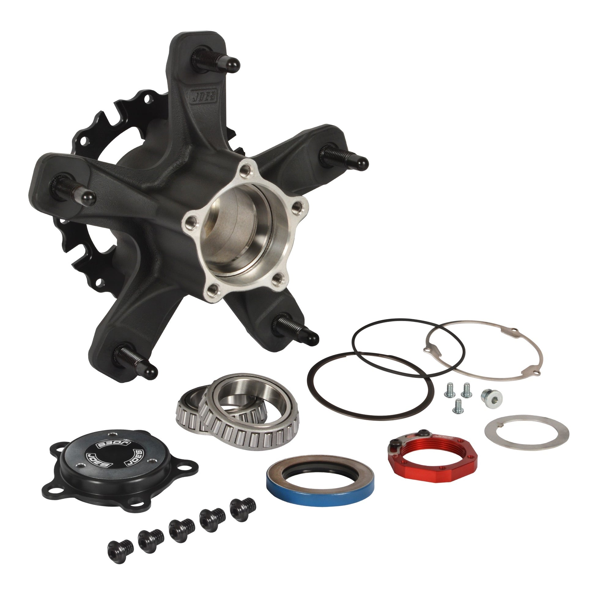 Joes Racing Products Wheel Hub - Accelerator - Rear - Wide 5 - Bearings / Hardware Included - Wheel Studs - Aluminum -