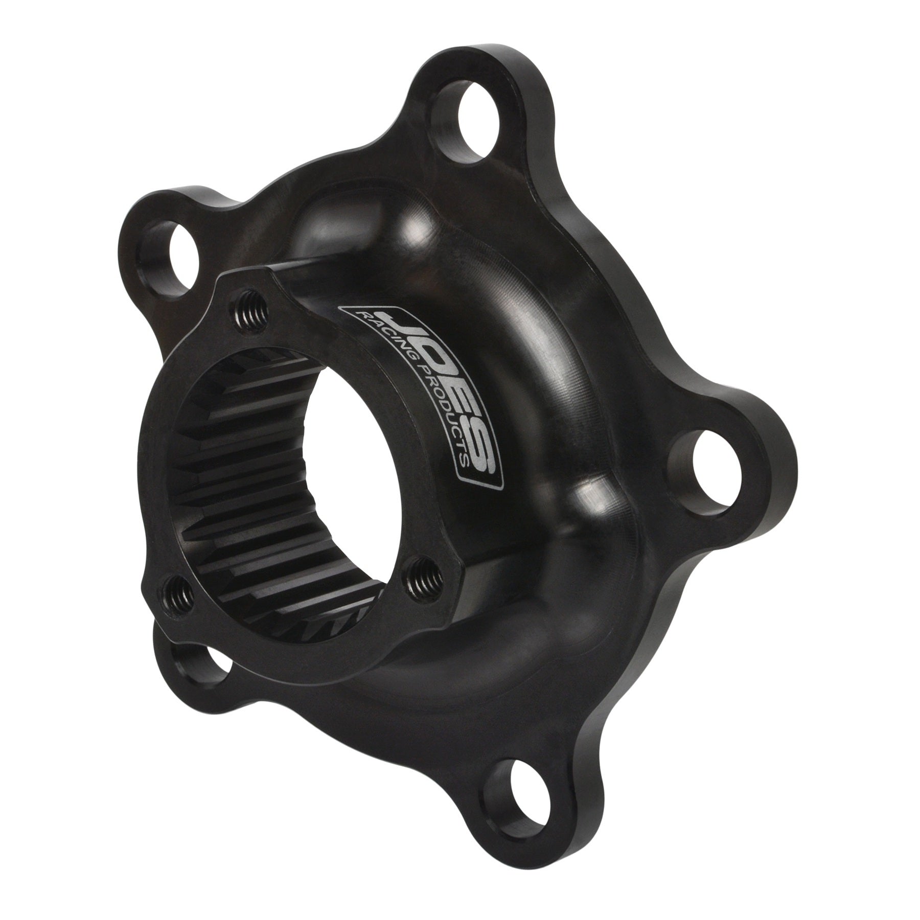 Joes Racing Products Drive Flange - Non-Cambered - 5-Bolt - Wide 5 Bolt Pattern - Aluminum - Black Anodized - Each