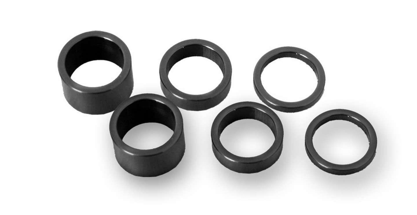 Joes Racing Products Hub Spacer Kit - Kart - 1/8 in Thick - 1/4 in Thick - 1/2 in Thick - Set of 6