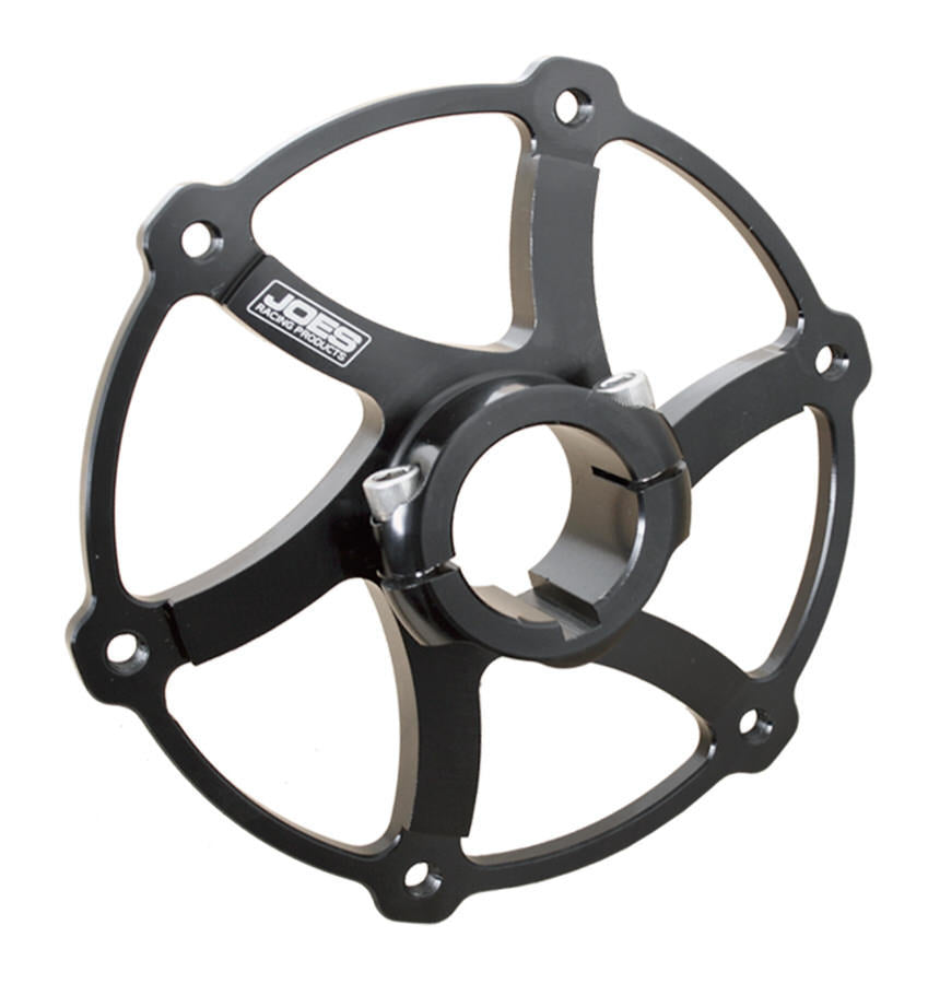 Joes Racing Products Sprocket Carrier - 1-1/4 in ID - 5-1/4 in Bolt Circle - Aluminum - Black Anodized - Each