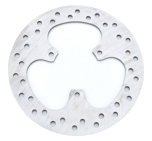 Joes Racing Products Brake Rotor - Front - Drilled - 7 in OD - 0.125 in Thick - 3 x 2.5 in Bolt Pattern - Steel -