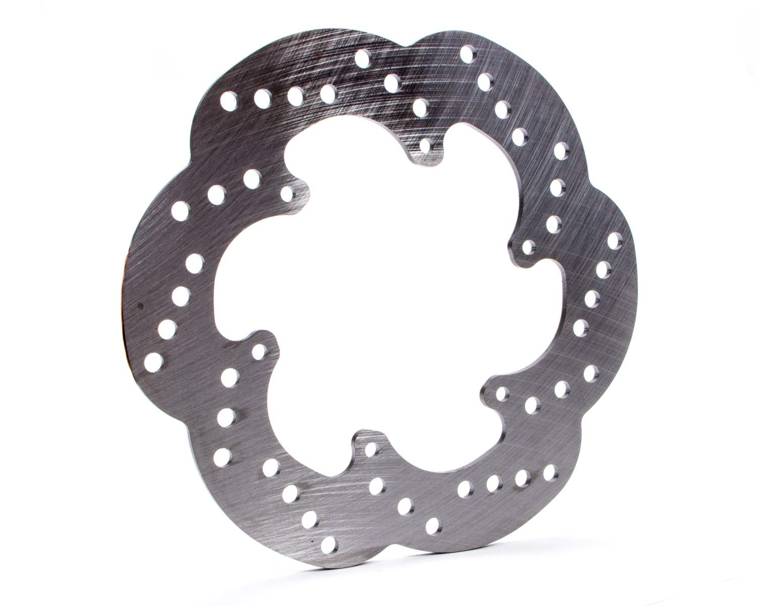 Joes Racing Products Brake Rotor - Rear - Drilled / Scalloped - 9.5 in OD - 0.188 in Thick - 6 x 5.25 in Bolt Pattern