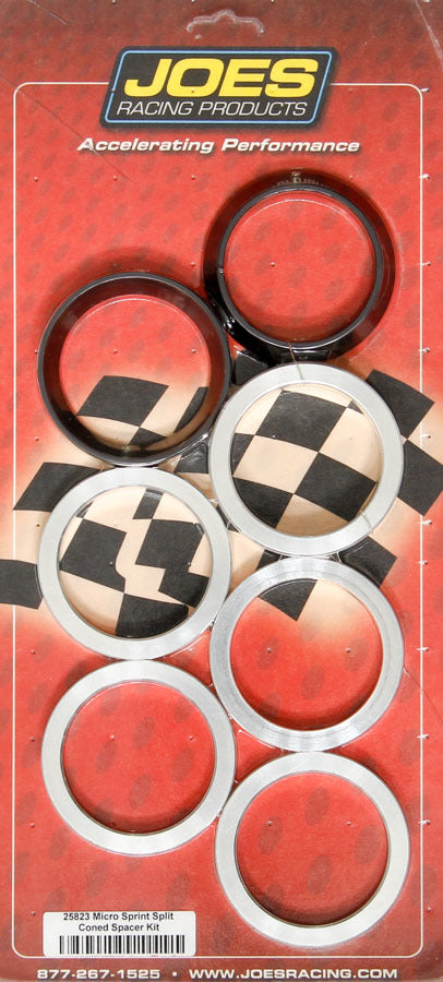 Joes Racing Products Axle Spacer Kit - Split Cone Spacer - Four 0.250 / One 0.500 in Straight - One 0.375 in Female /