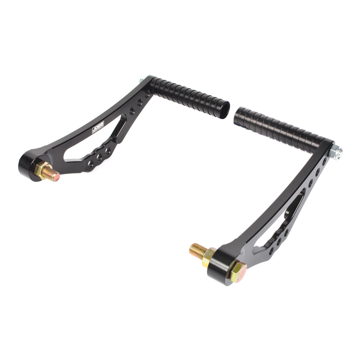 Joes Racing Products Pedal Assembly - Brake / Gas - Adjustable Ratio - Adjustable Length - Aluminum - Black Anodized -