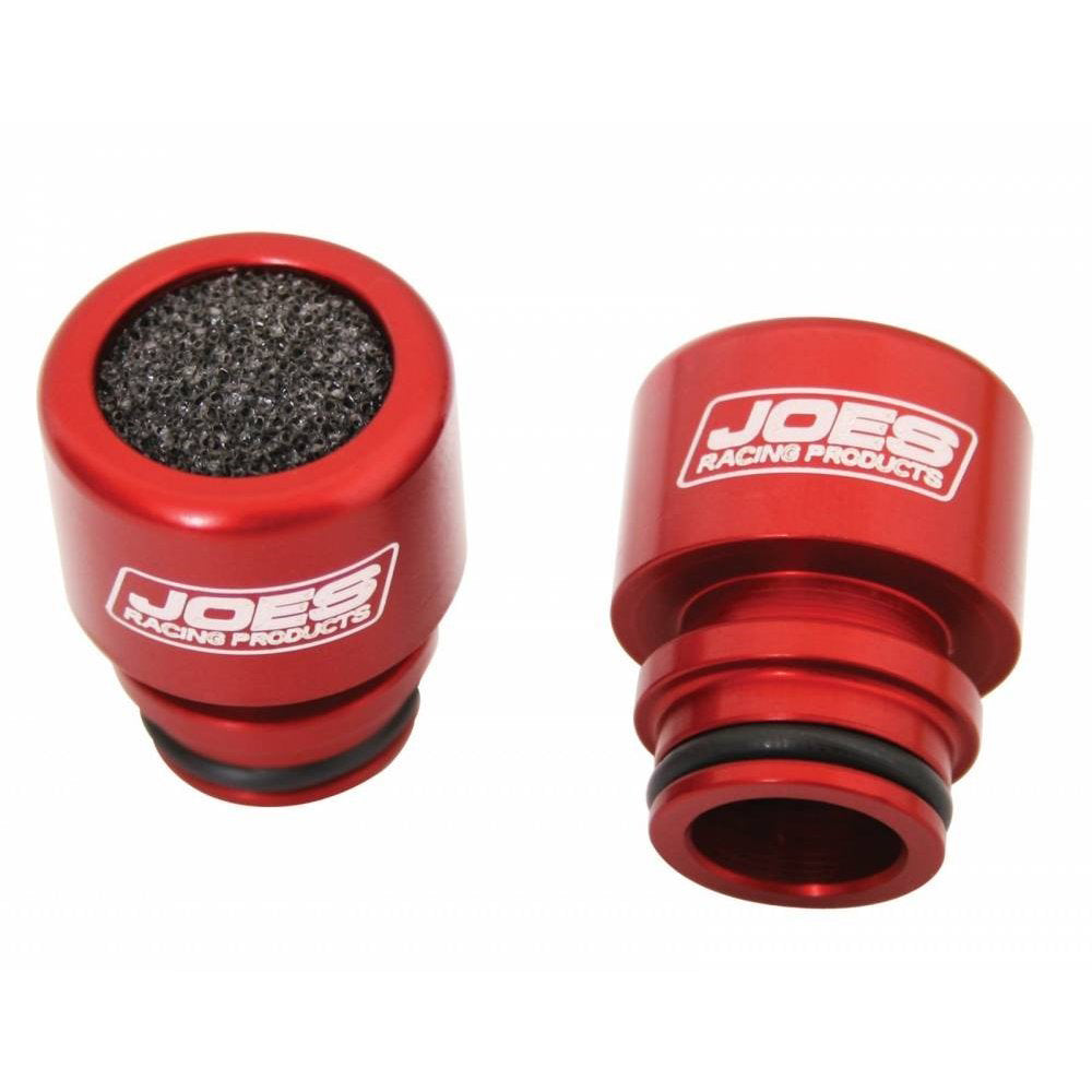 Joes Racing Products Carburetor Vent - Aluminum - Red Anodized - Yamaha R6 Carburetors - Pair