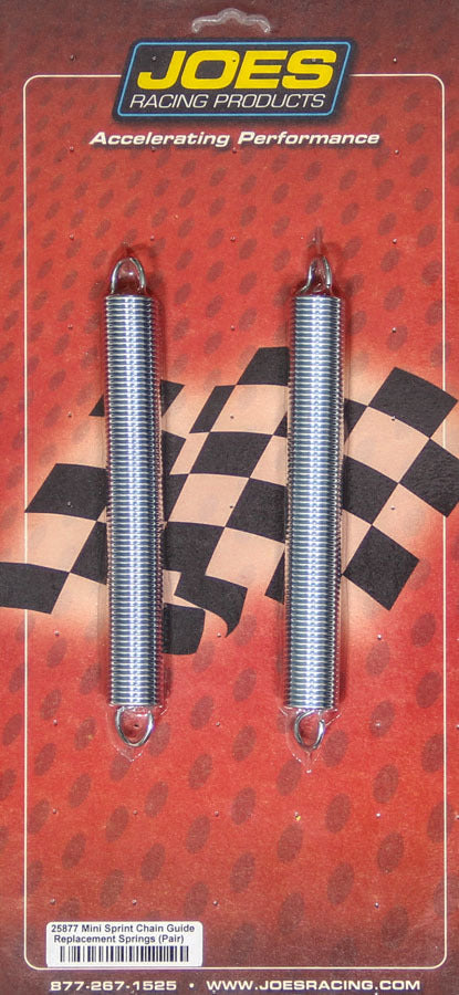 Joes Racing Products Chain Guide Springs - Micro Sprint Nylon Chain Guide Tensioning System - Replacement - Steel - Pair
