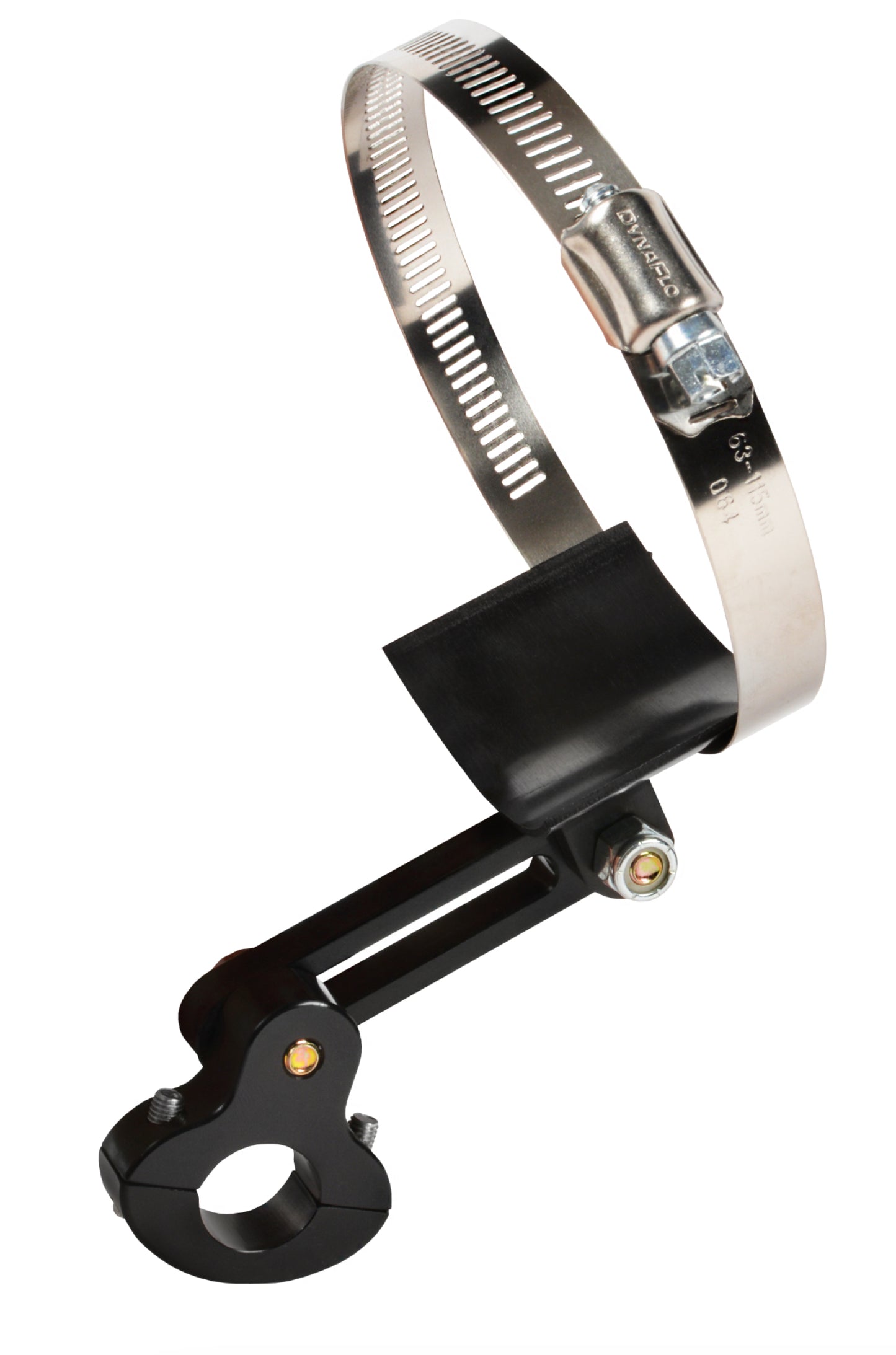 Joes Racing Products Muffler Clamp - Worm Gear - 4 in Mufflers - 0.875 in Tube Mount Bracket Included - Stainless -