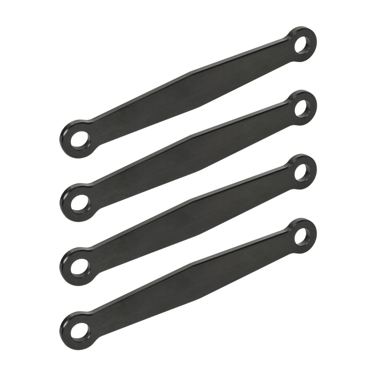 Joes Racing Products Jacobs Ladder Strap - 5 in Center to Center - Aluminum - Black Anodized - Set of 4