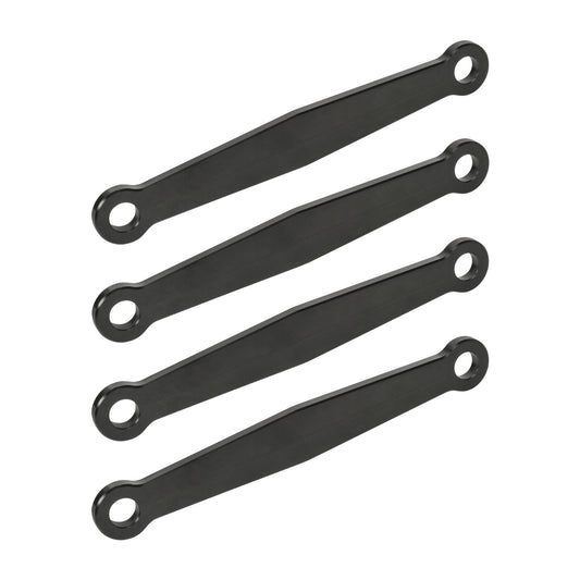 Joes Racing Products Jacobs Ladder Strap - 5 in Center to Center - Aluminum - Black Anodized - Set of 4