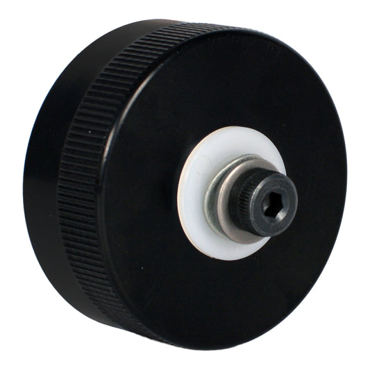 Joes Racing Products Caster / Camber Gauge Adapter - 1/4-20 in Gauge Bolt to 1-13/16-16 in Thread - Aluminum - Black