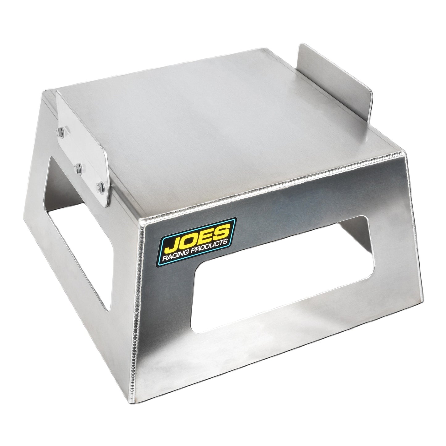 Joes Racing Products Wheel Crib - 10 in Tall - Roll Stops - Aluminum - Natural - Set of 4