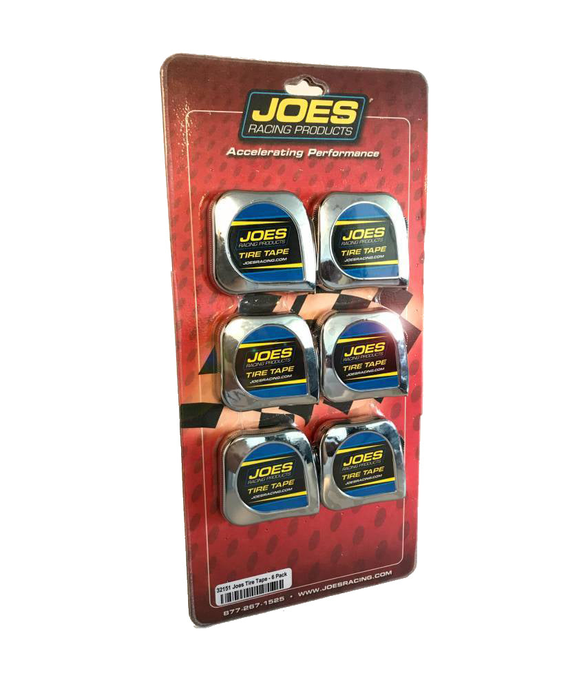 Joes Racing Products Tape Measure - 10 ft Length - 0.25 in Width - Inch / Centimeter - Set of 6