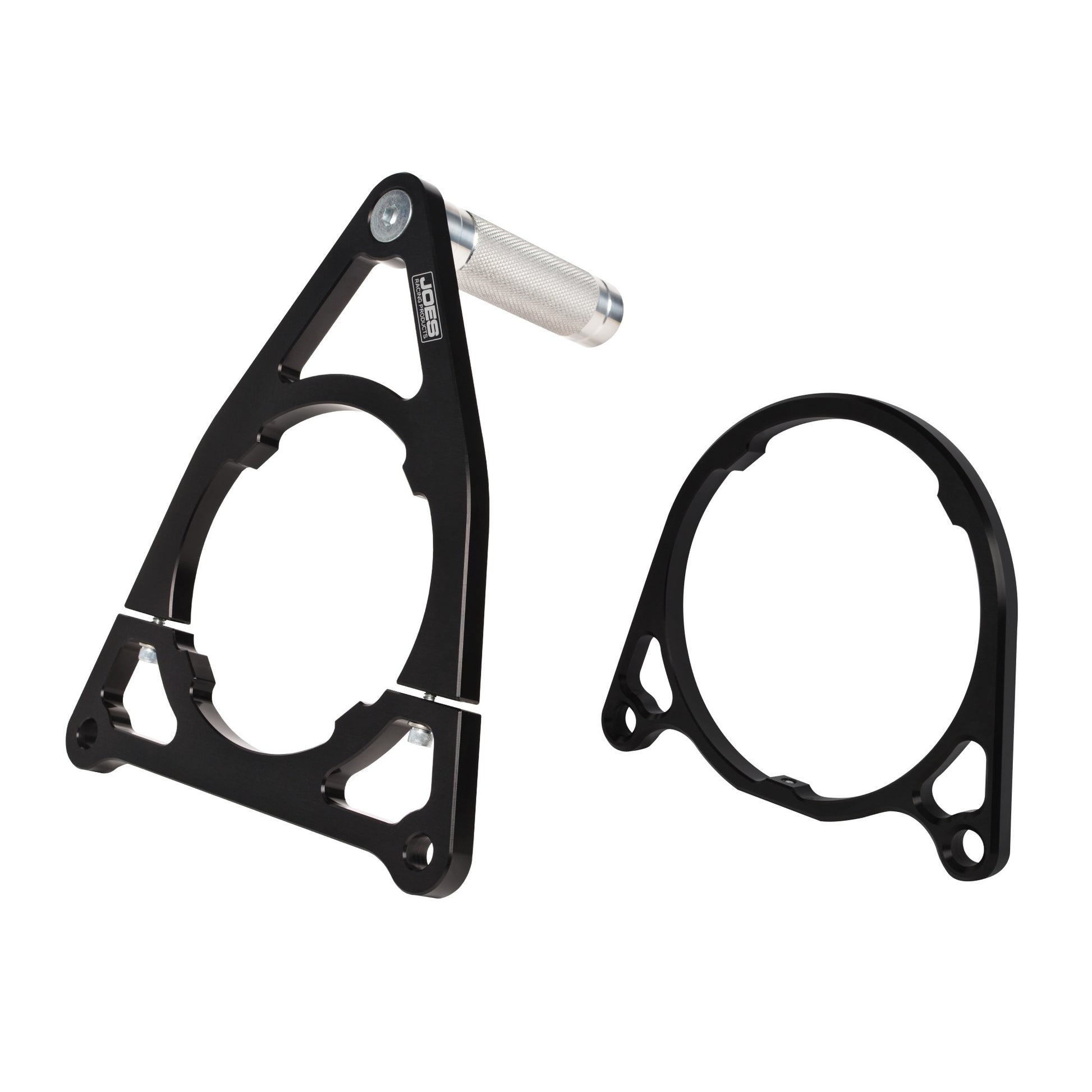 Joes Racing Products Compressed Nitrogen Tank Bracket - Aluminum - Black Anodized - Each