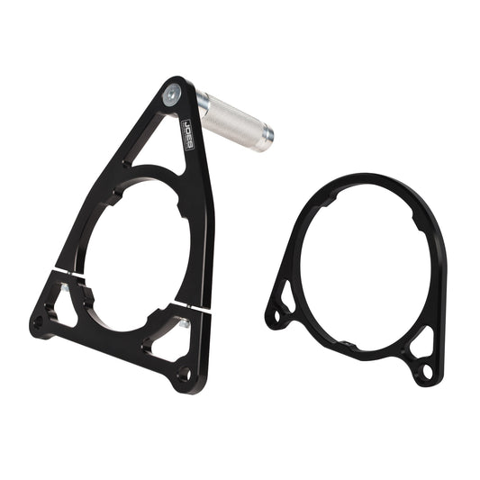 Joes Racing Products Compressed Nitrogen Tank Bracket - Aluminum - Black Anodized - Each