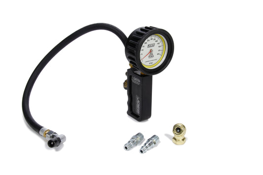 Joes Racing Products Tire Inflator and Gauge - Professional Quick Fill - 0-60 psi - Air Line / Fittings - Analog -