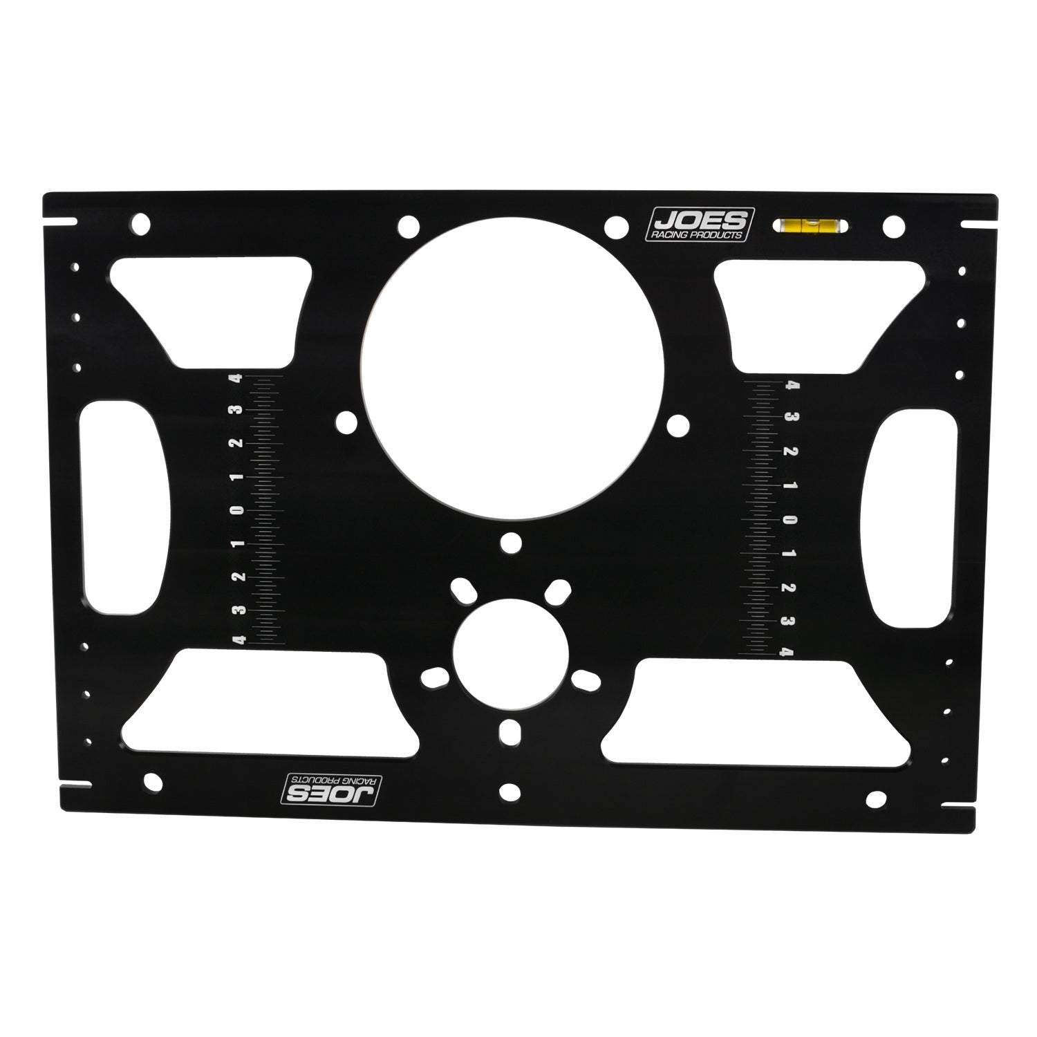 Joes Racing Products Setup Plate - Wide 5 / 5x5 / 5x4.5 / 5x4.75 Bolt Pattern - Aluminum - Black Anodized - Each