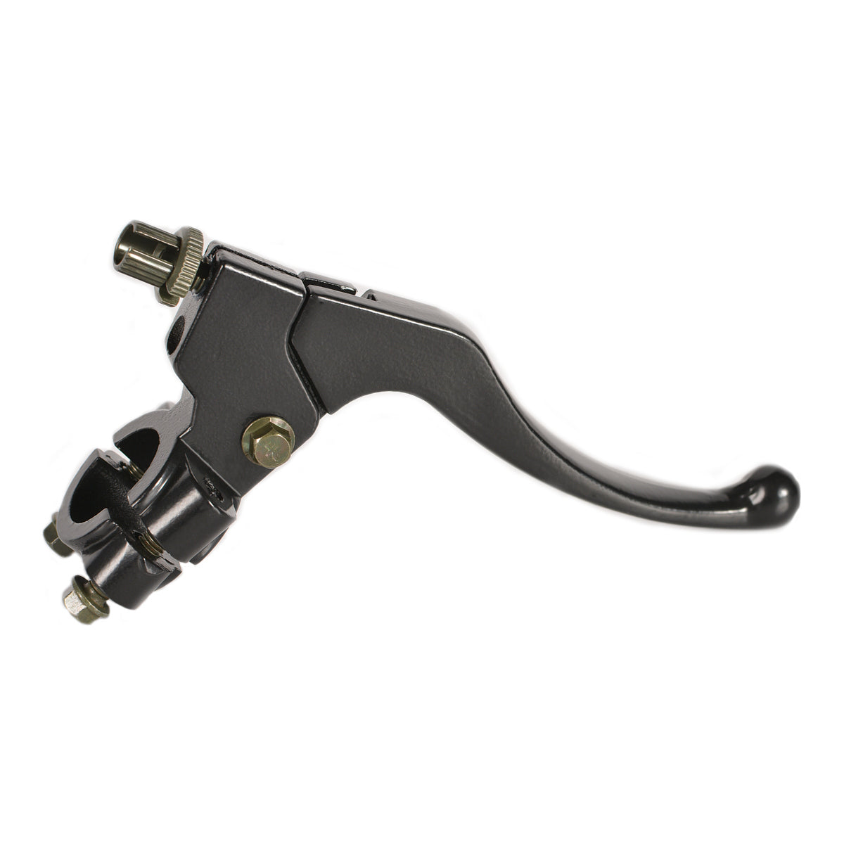 Joes Racing Products Clutch Lever - Clamp-On - 7/8 in OD Tube Chassis Mount - Aluminum - Black Powder Coat - Micro /