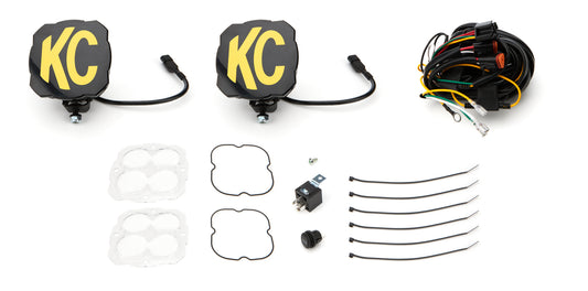 Kc Hilites LED Light Assembly - Flex Era 4 - Combo Beam - 160 Watts - 4 White LED - Covers Included - Universal -