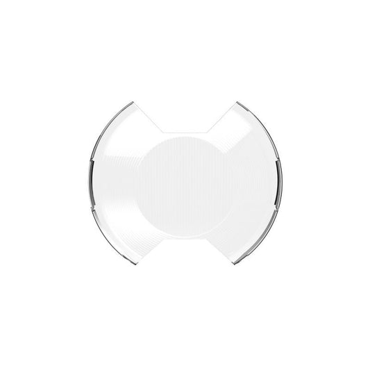 Kc Hilites Light Cover - SlimLite - 8 in Round Light - Snap On - Polycarbonate - Clear Textured - Each