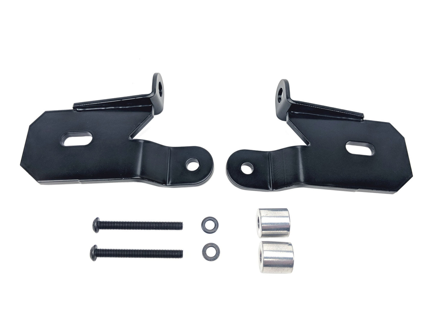 Kc Hilites Light Bracket Kit - A-Pillar Mount - Steel - Black Powder Coat - Jeep Wrangler JL 2018-19 - Kit
