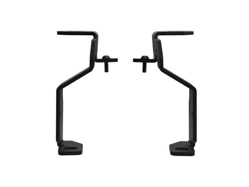Kc Hilites Light Bracket Kit - Cowl Mount - Steel - Black Powder Coat - Ford Fullsize Truck 2021-24 - Pair