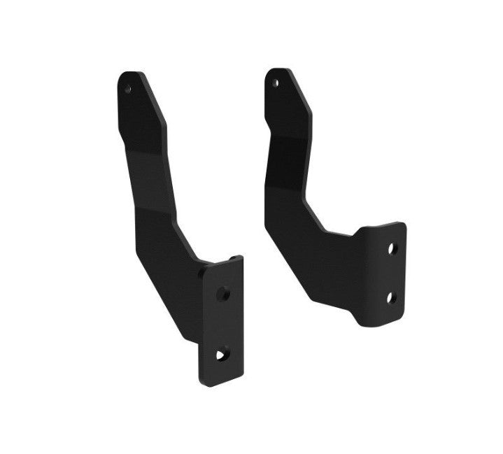 Kc Hilites Light Bracket Kit - Bumper Mount - Steel - Black Powder Coat - Ford Fullsize Truck 2017-24 - Kit