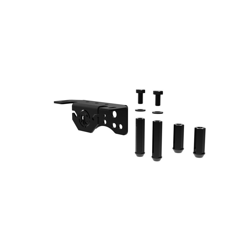 Kc Hilites Light Bracket Kit - Spare Tire Mount - Steel - Black Powder Coat - Pod Lights - Ford Midsize SUV 2021-24 -