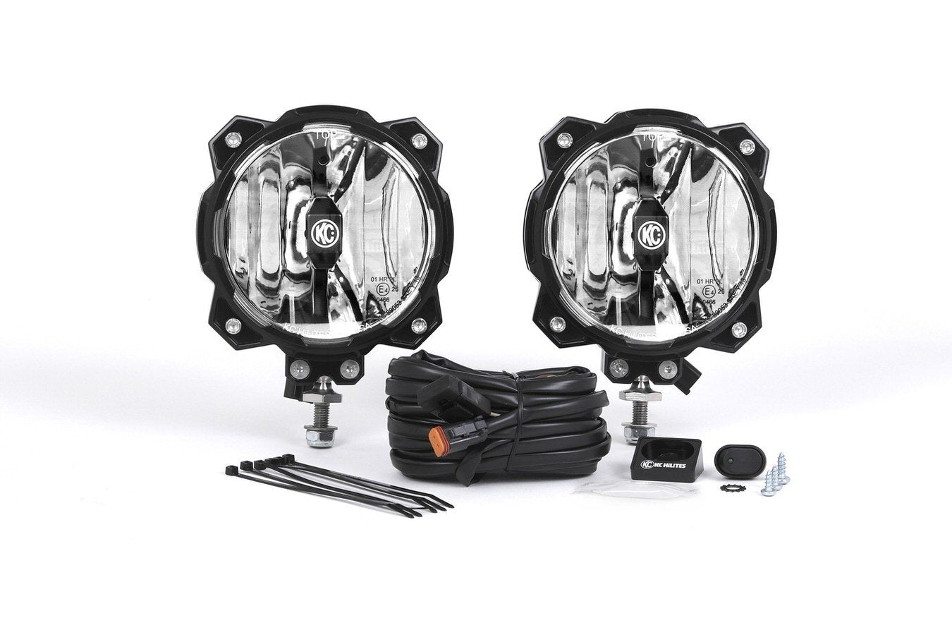 Kc Hilites LED Light Assembly - Gravity LED Pro6 - Driving - 20 Watts - 2 White LED - 6 in Round - Surface Mount -