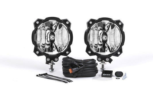 Kc Hilites LED Light Assembly - Gravity LED Pro6 - Driving - 20 Watts - 2 White LED - 6 in Round - Surface Mount -
