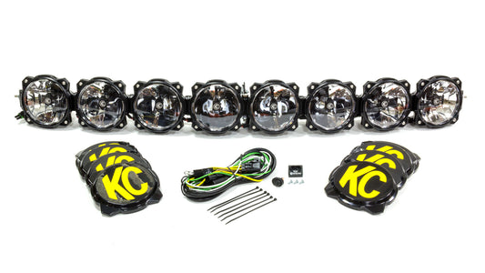 Kc Hilites LED Light Bar - Gravity LED Pro6 - Single Row - Combo Beam - 160 Watts - 50 in Long - White LED - Surface