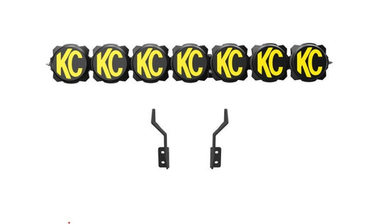 Kc Hilites LED Light Bar - Pro6 Gravity - Single Row - Combo Beam - 149.52W - 45 in Long - White LED - Front Bumper