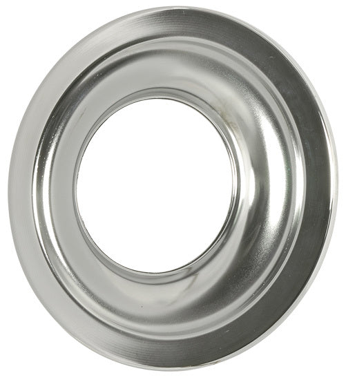 K And N Engineering Air Cleaner Base - 11 in Round - 5-1/8 in Carb Flange - Dropped Base - Steel - Chrome - Each