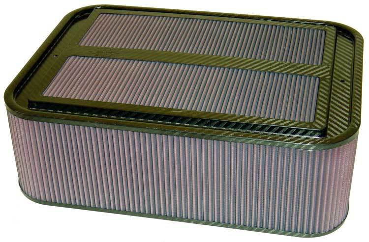 K And N Engineering Sprint Car Air Box - Custom Racing Assembly - 18.906 x 13.75 in Rectangle - 6.25 in Tall -