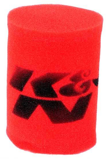 K And N Engineering Air Filter Wrap - Reusable - 3.75 in ID - 6 in Tall - Foam - Red - Each