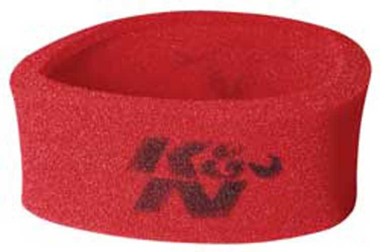 K And N Engineering Air Filter Wrap - Reusable - 14 in OD - 4 in Tall - Foam - Red - Each