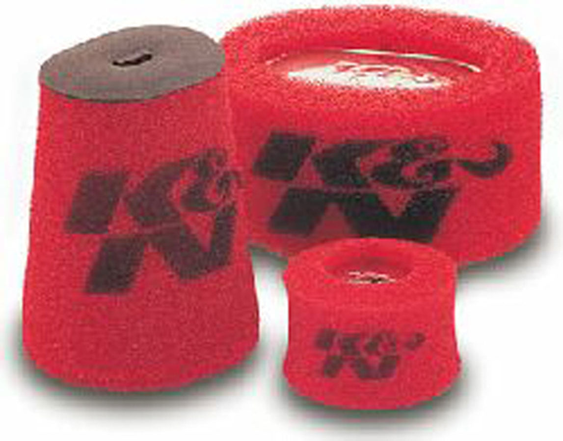 K And N Engineering Air Filter Wrap - Reusable - 14 in OD - 6 in Tall - Foam - Red - Each